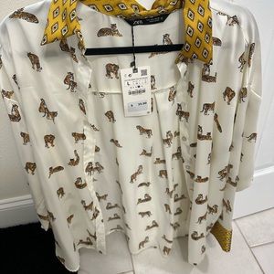 Zara Button Up Size Large
